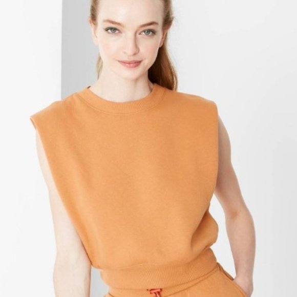 wild fable Tops - Wild Fable Women’s Tank Top  Sweatshirt Sleeveless Color  Orange/gold Size XS